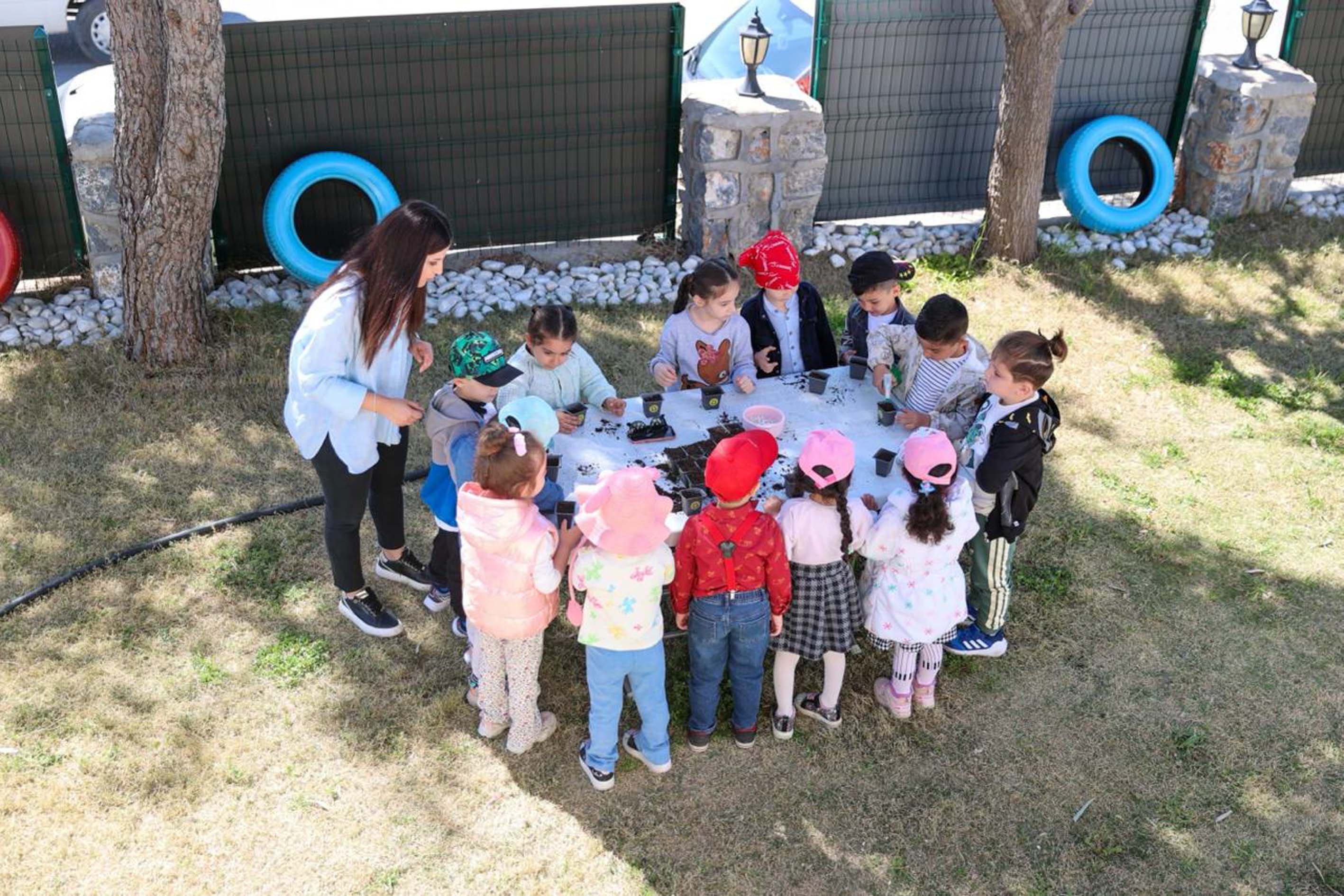 Minik öğrenciler Tarım Okulu’nda Doğayla Buluştu